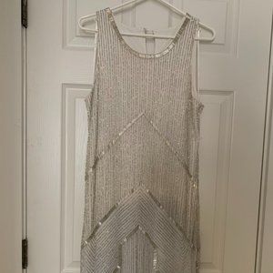 Vintage 1920s Style Deco Bosley Beaded Dress